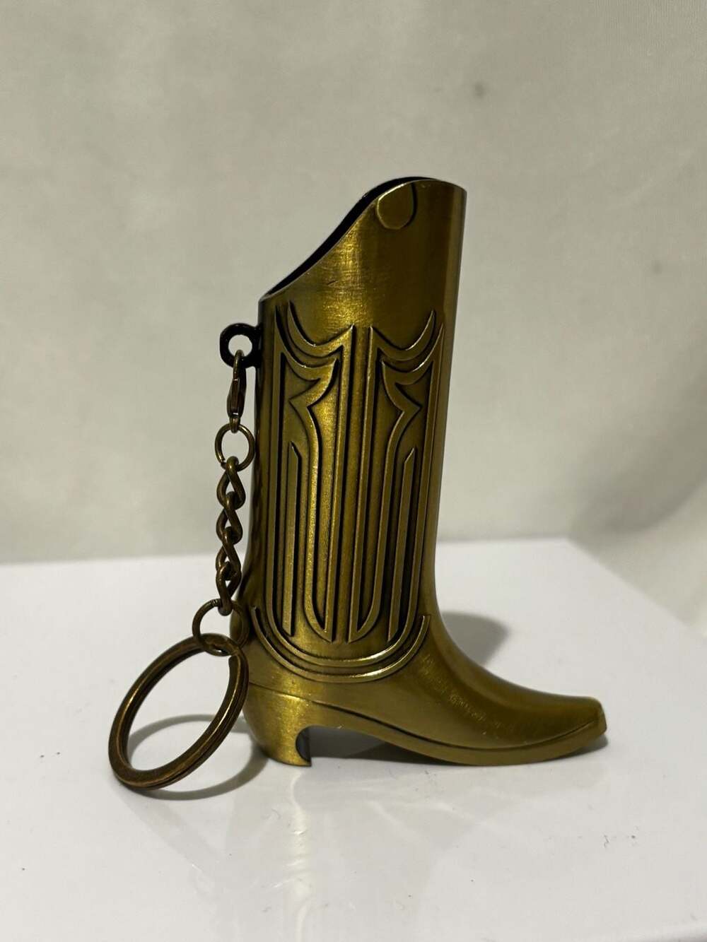 HMC Cowboy Boot Lighter Case Keychain